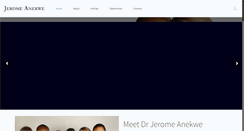 Desktop Screenshot of jeromeanekwe.com